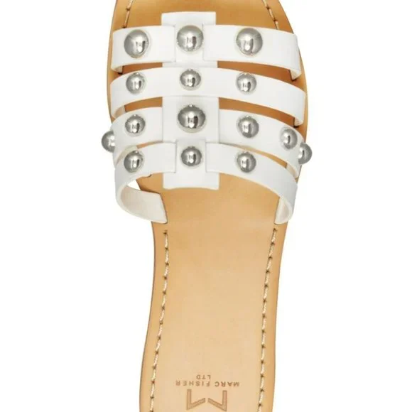 NEW MARC FISHER STUDDED SANDALS - Picture 7 of 8